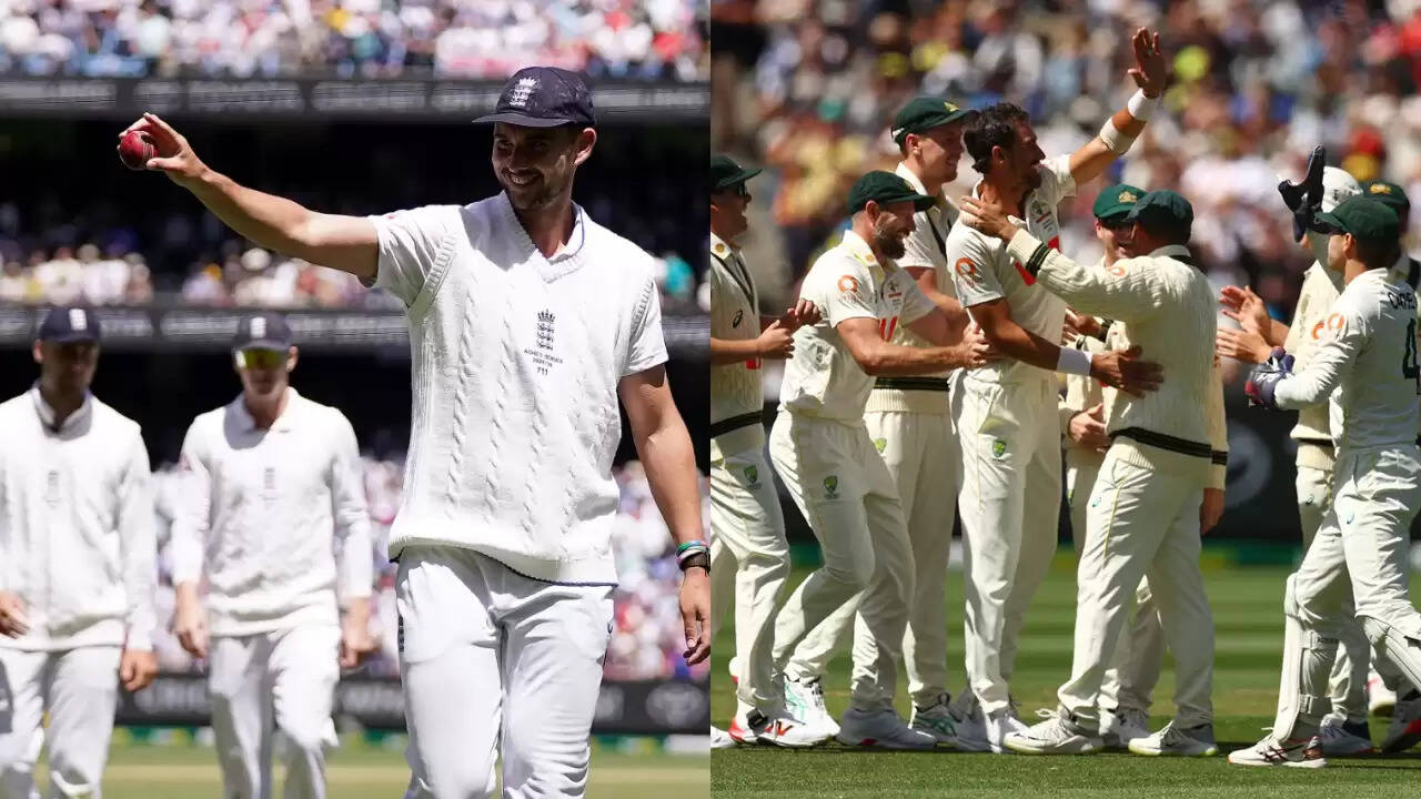 AUS vs ENG: मेलबर्न टेस्ट में गेंदबाजों का दबदबा, इंग्लैंड 110 पर ऑल आउट