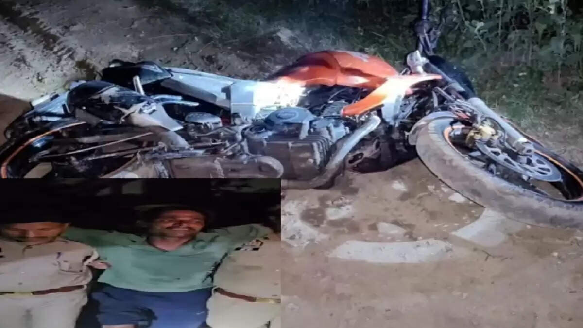 गाजियाबाद में पुलिस ने मुठभेड़ में लूटेरे को पकड़ा