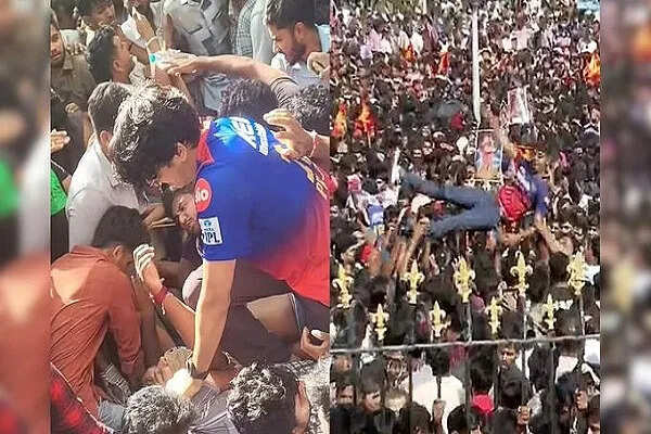 बेंगलुरु में RCB की जीत का जश्न, भगदड़ में 50 से अधिक घायल