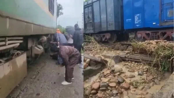 कठुआ में मालगाड़ी पटरी से उतरी, बड़ा हादसा टला
