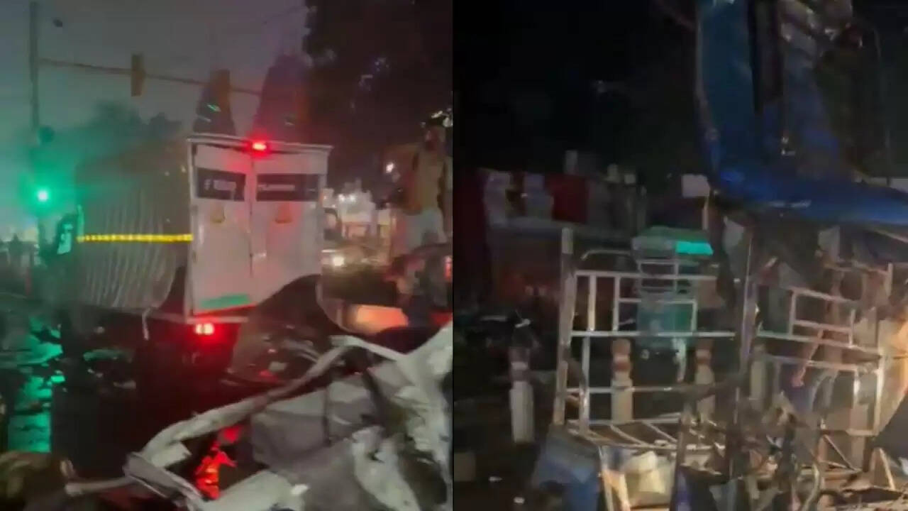 दिल्ली में लाल किले के पास धमाका: 8 लोगों की जान गई, सुरक्षा व्यवस्था चाक-चौबंद