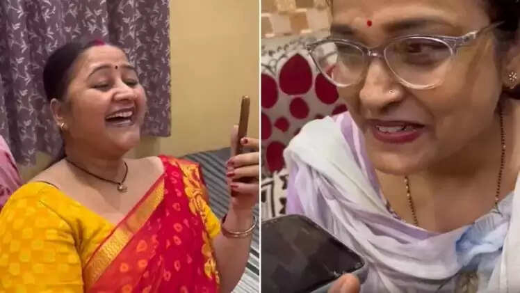 किट्टी पार्टी में आंटियों का मजेदार 'आई लव यू' गेम वायरल