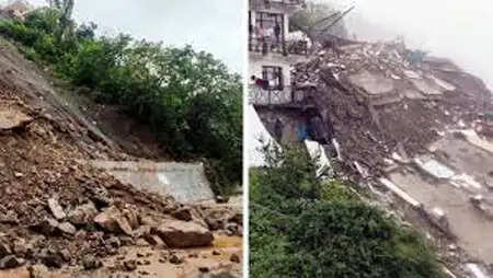 जम्मू-कश्मीर में भूस्खलन: मानसून से पहले पहाड़ों का दरकना शुरू
