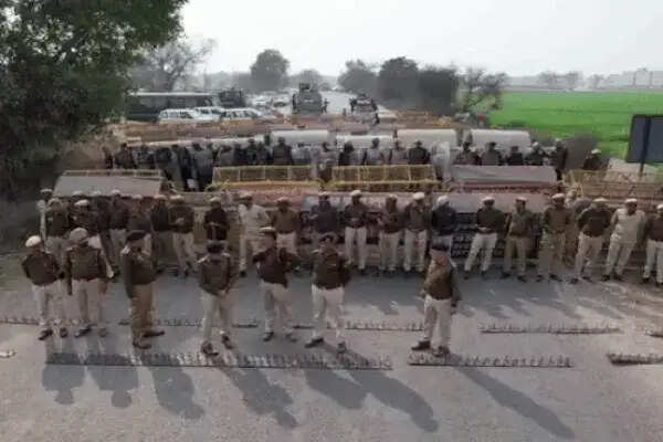 हरियाणा में किसान आंदोलन के लिए पुलिस की तैयारियां, सुरक्षा व्यवस्था मजबूत