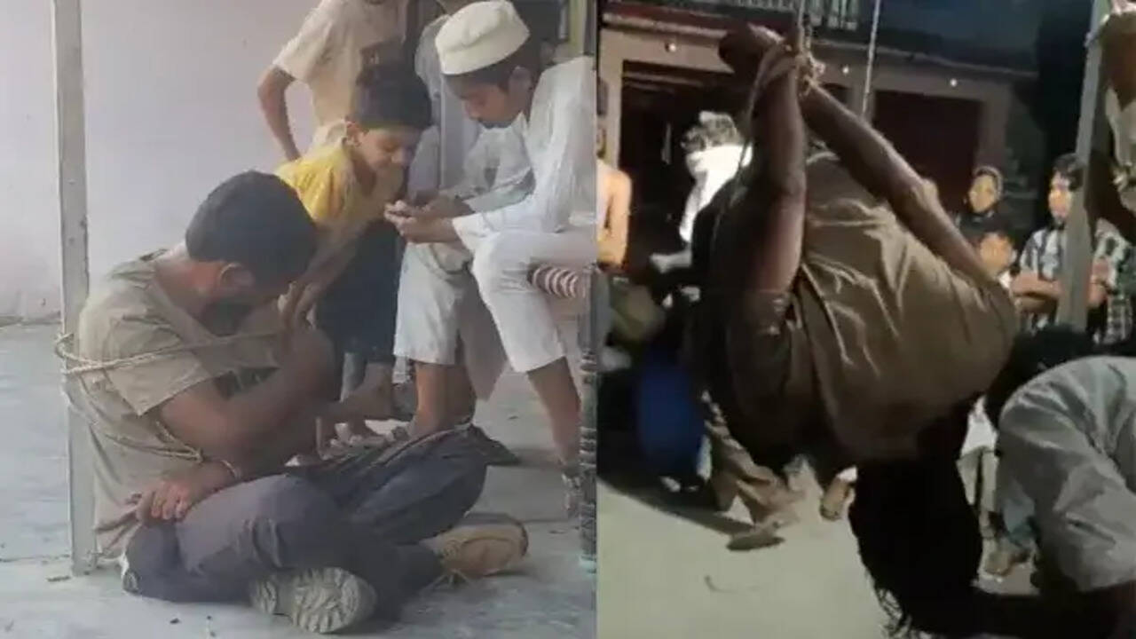 सहारनपुर में विवाहिता से मिलने पहुंचे युवक के साथ अमानवीय व्यवहार