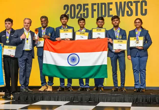चेन्नई के वेलाम्मल विद्यालय ने विश्व स्कूल टीम चैंपियनशिप में जीता स्वर्ण पदक