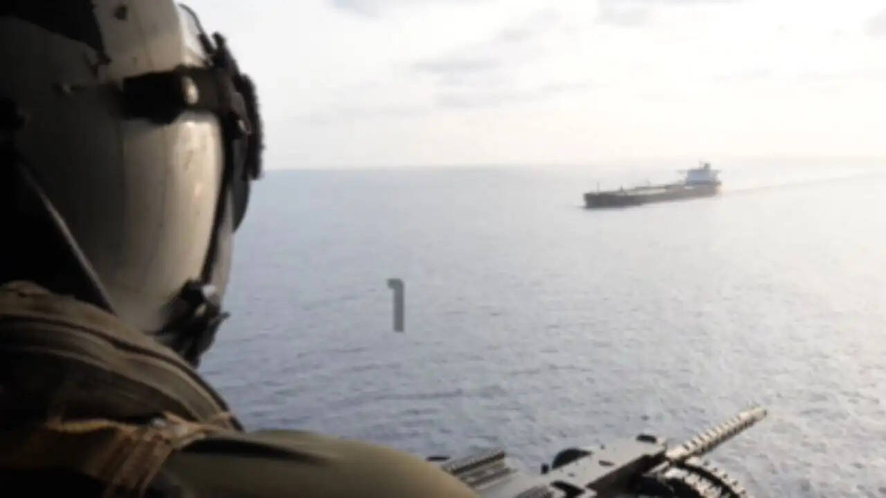 मिडिल ईस्ट में तनाव: अमेरिका की ईरान के खिलाफ सख्त नाकाबंदी का वीडियो जारी