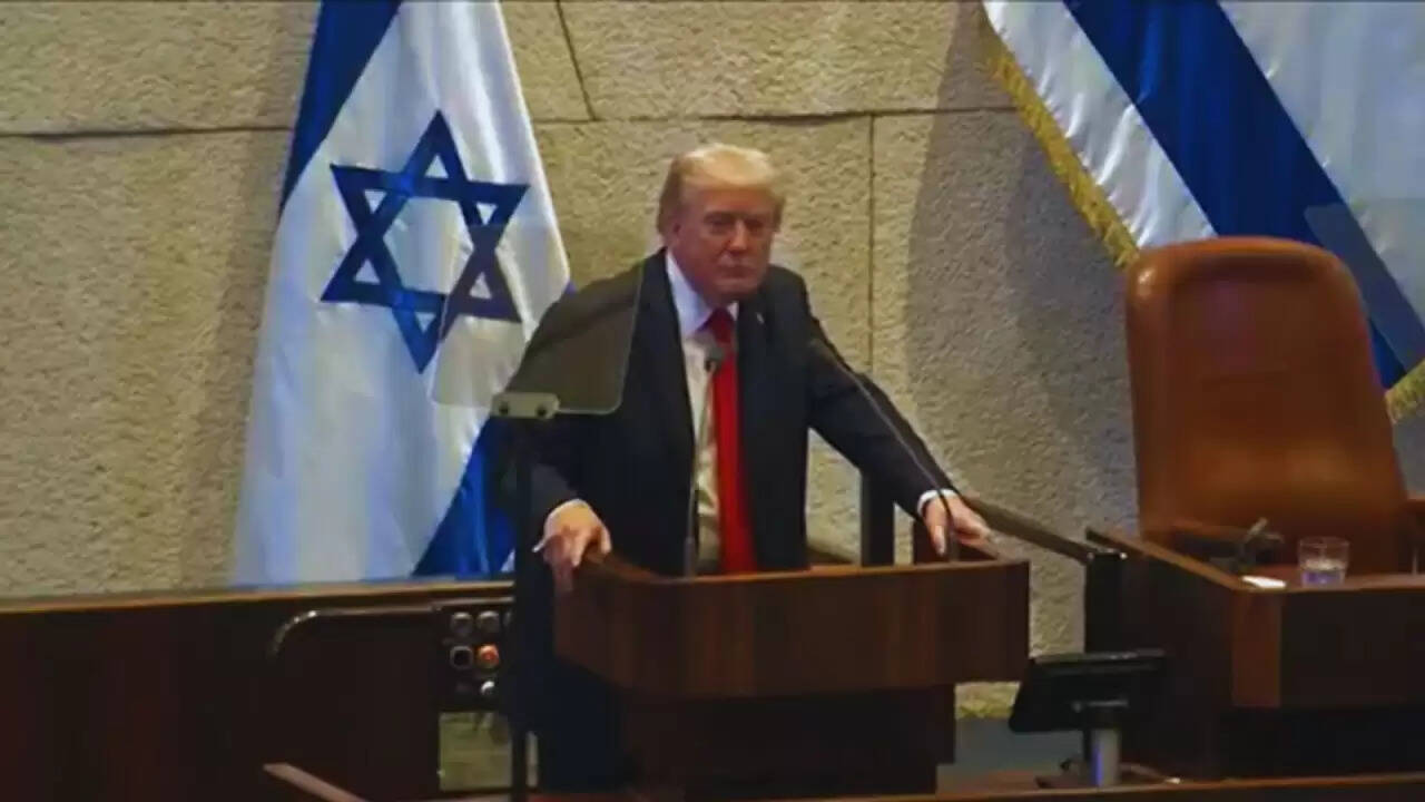 Donald Trump के इजरायल भाषण के दौरान सांसदों का विरोध: क्या है मामला?