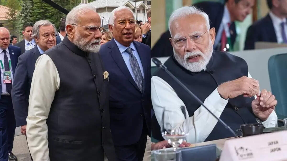 प्रधानमंत्री मोदी का जी-7 समिट में आतंकवाद पर जोरदार संबोधन