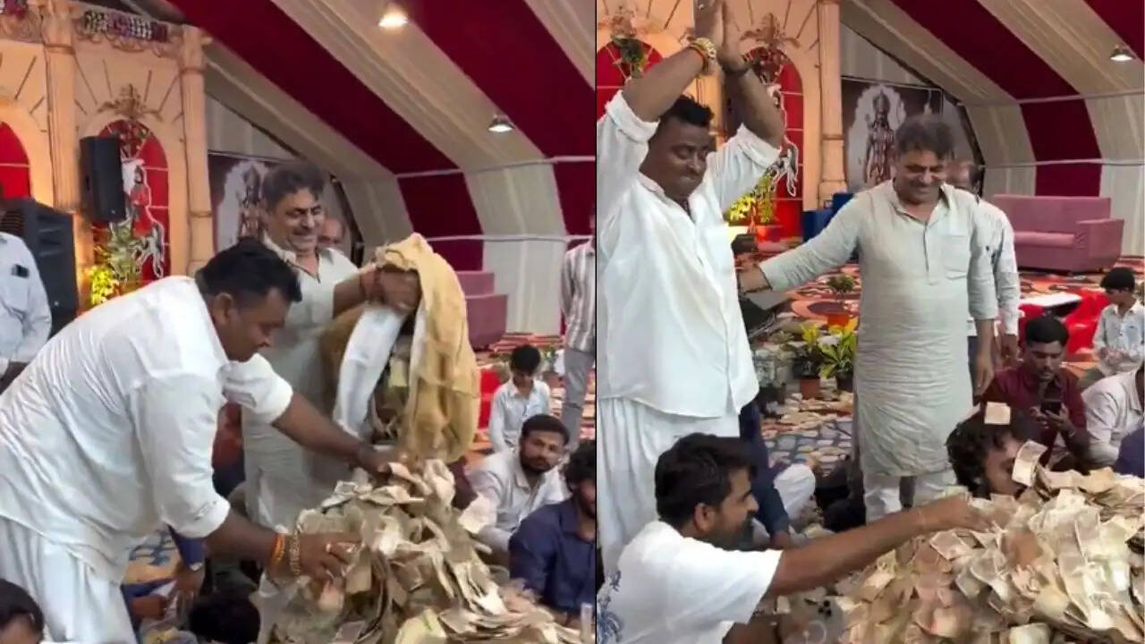 गुजरात में धार्मिक कार्यक्रम में नोटों की बारिश: क्या है इस अनोखे दृश्य की कहानी?