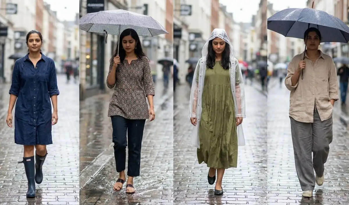 बारिश के मौसम में स्टाइलिश और आरामदायक कपड़ों के सुझाव