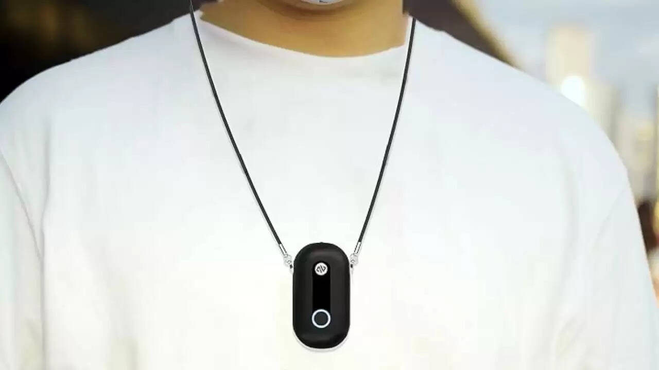 गले में पहनने योग्य एयर प्यूरिफायर: प्रदूषण से बचने का नया तरीका