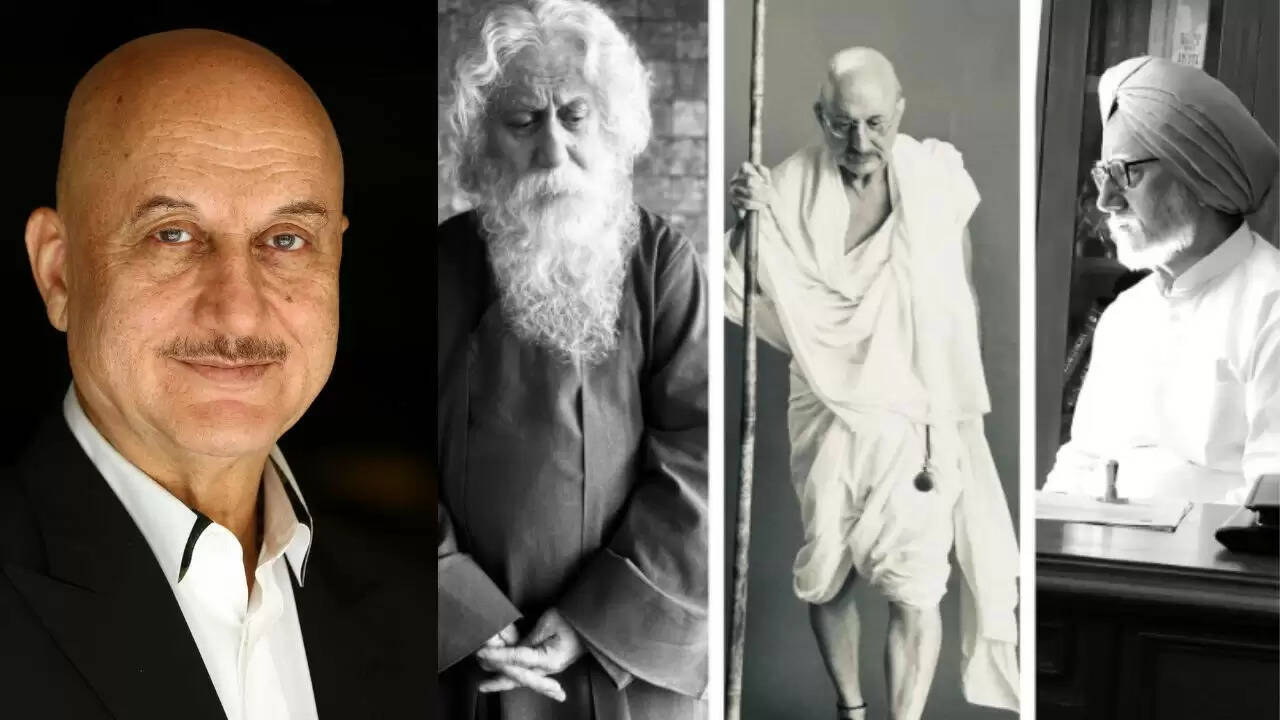 अनुपम खेर का नया लुक: रवींद्रनाथ टैगोर की भूमिका में नजर आएंगे