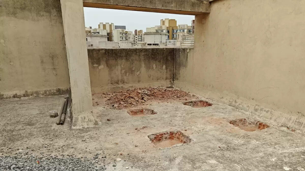 ग्रेटर नोएडा में टावर निर्माण के खिलाफ सोसायटी का विरोध