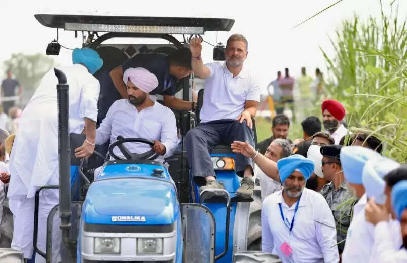 राहुल गांधी ने पंजाब में बाढ़ प्रभावित क्षेत्रों का दौरा किया