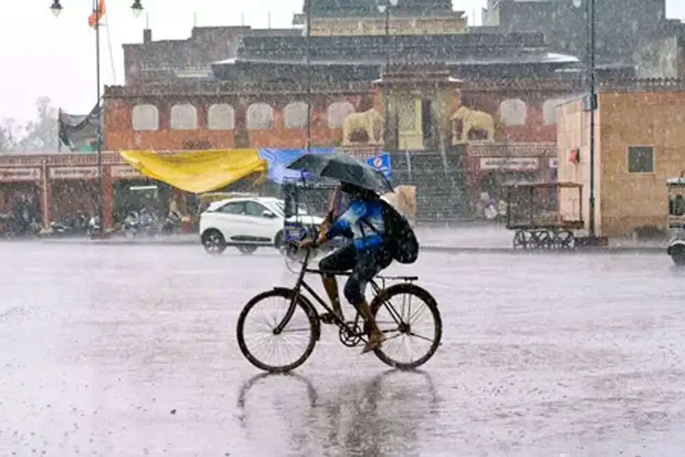 राजस्थान में मौसम का येलो अलर्ट: बारिश और आंधी की चेतावनी