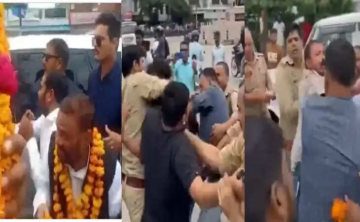 स्वामी प्रसाद मौर्य पर हमले का मामला, कार्यकर्ताओं ने आरोपी को पकड़ा