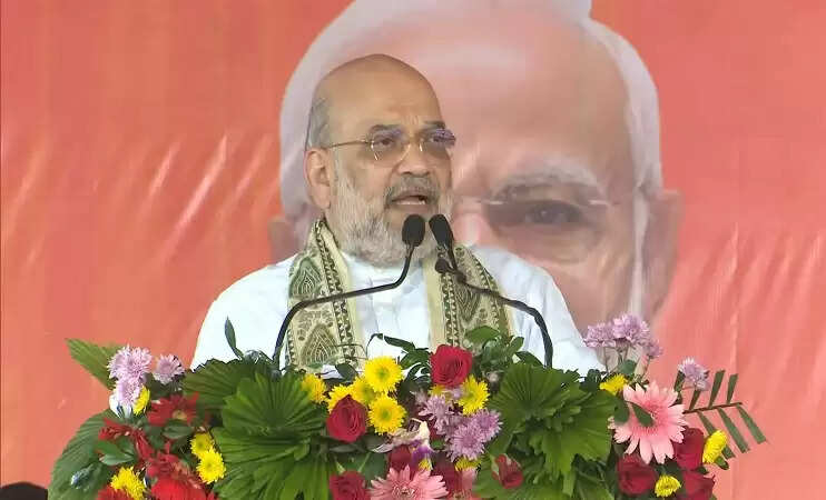 अमित शाह ने जमुई में चुनावी रैली में जंगलराज के खतरे की चेतावनी दी