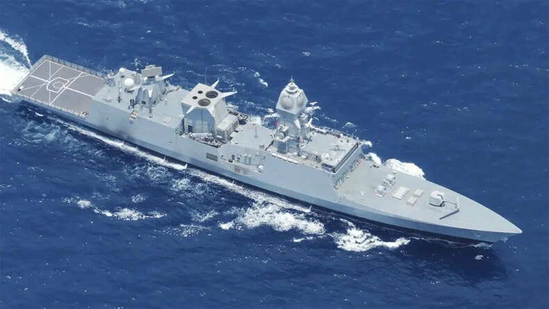 भारत की नौसेना को मिला नया एडवांस्ड स्टेल्थ फ्रिगेट INS तारागिरी