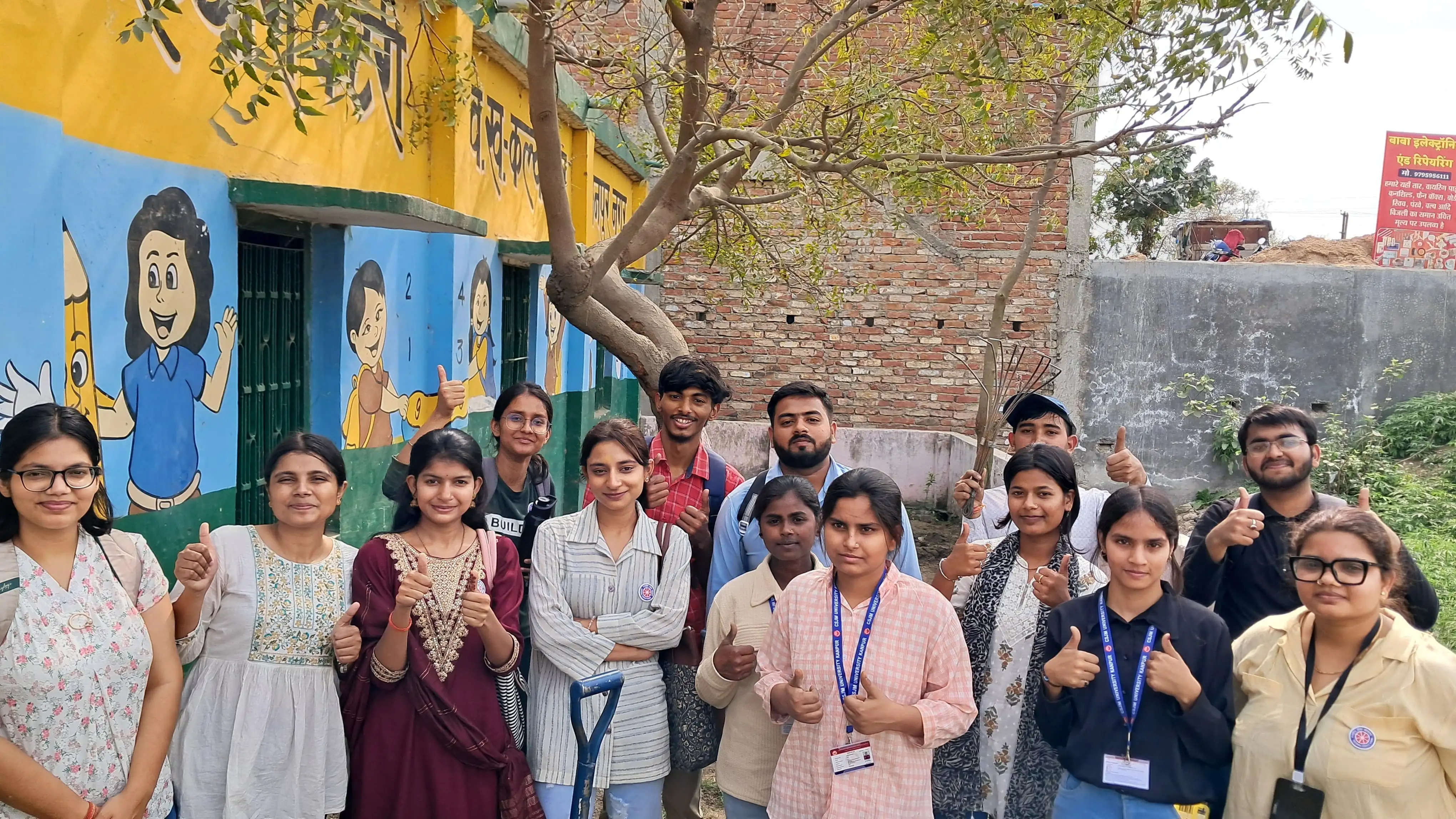 एनएसएस के स्वयंसेवकों ने मंदिरों की साफ-सफाई कर ग्रामवासियों को स्वच्छता का दिया संदेश: डॉ. मानस