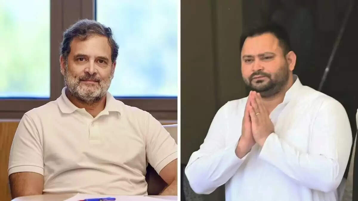 राहुल गांधी और तेजस्वी यादव के बीच चुनाव बहिष्कार पर मतभेद