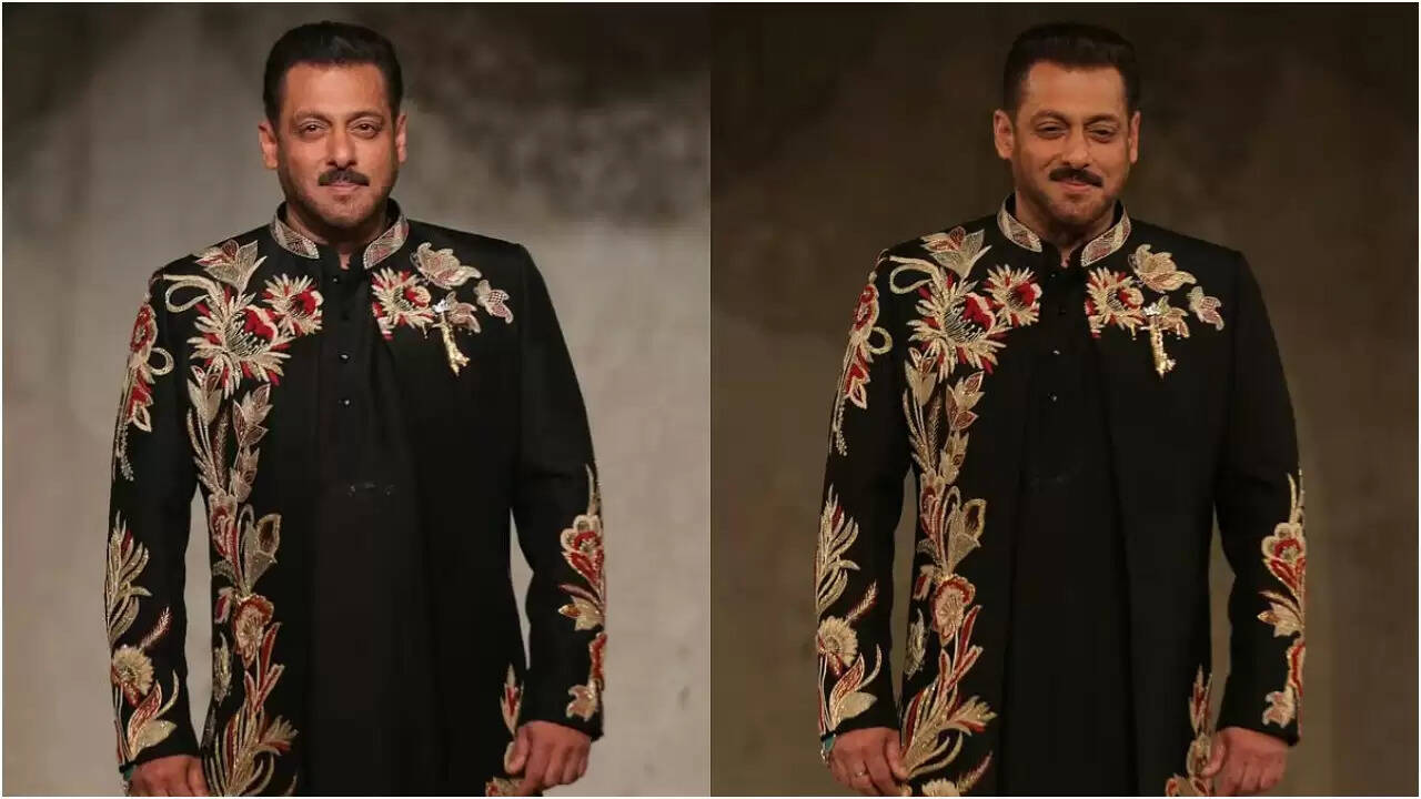 सलमान खान का शानदार रैंप वॉक, फैशन शो में छाए