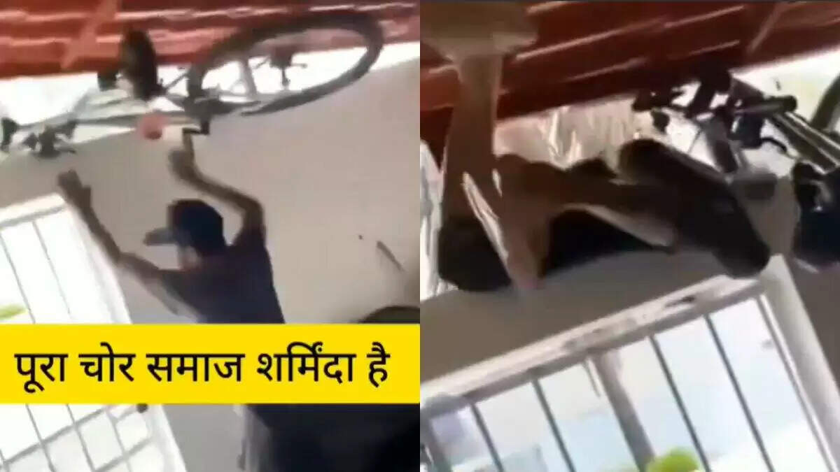 महिला ने चोर को सिखाया सबक, वीडियो ने सोशल मीडिया पर मचाई धूम