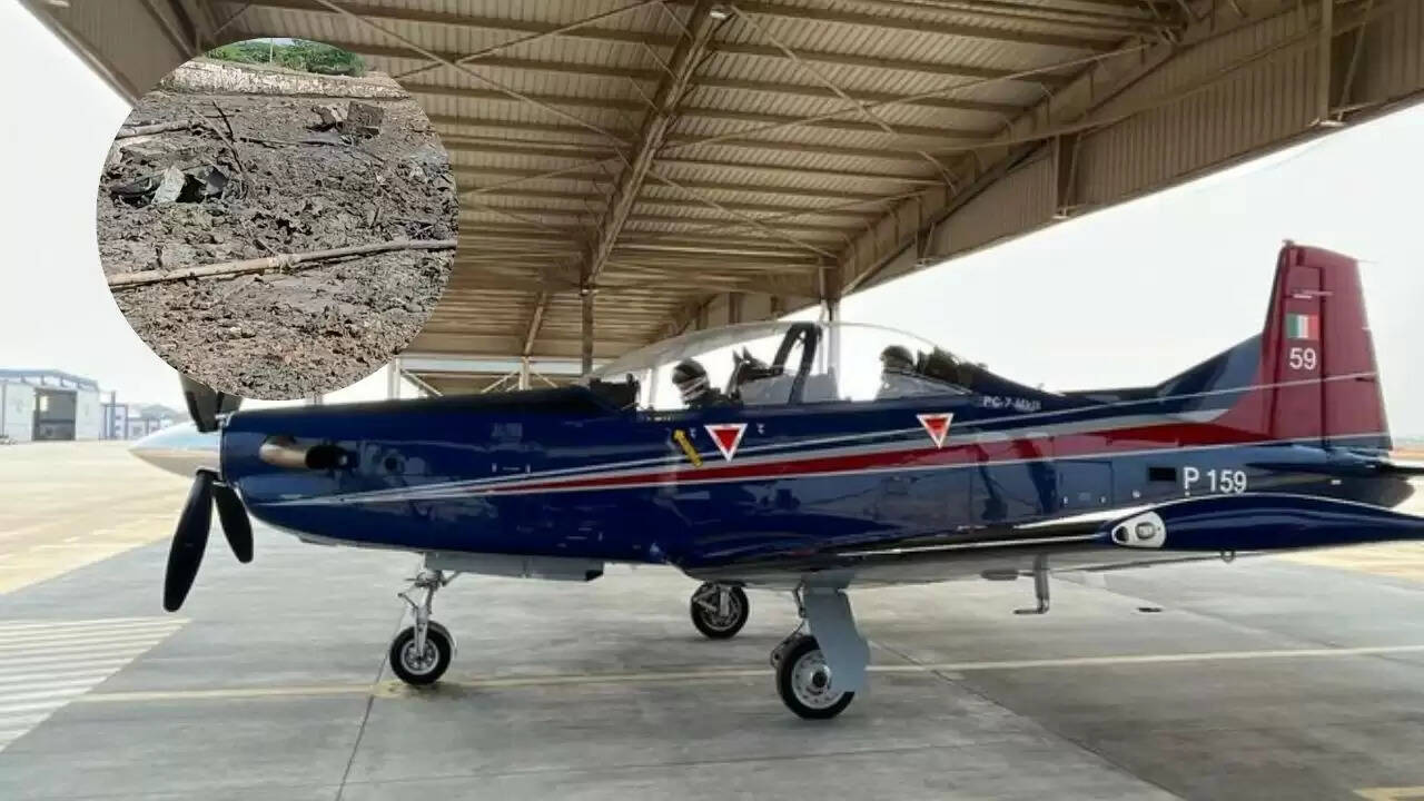 भारतीय वायुसेना का प्रशिक्षण विमान चेन्नई में दुर्घटनाग्रस्त