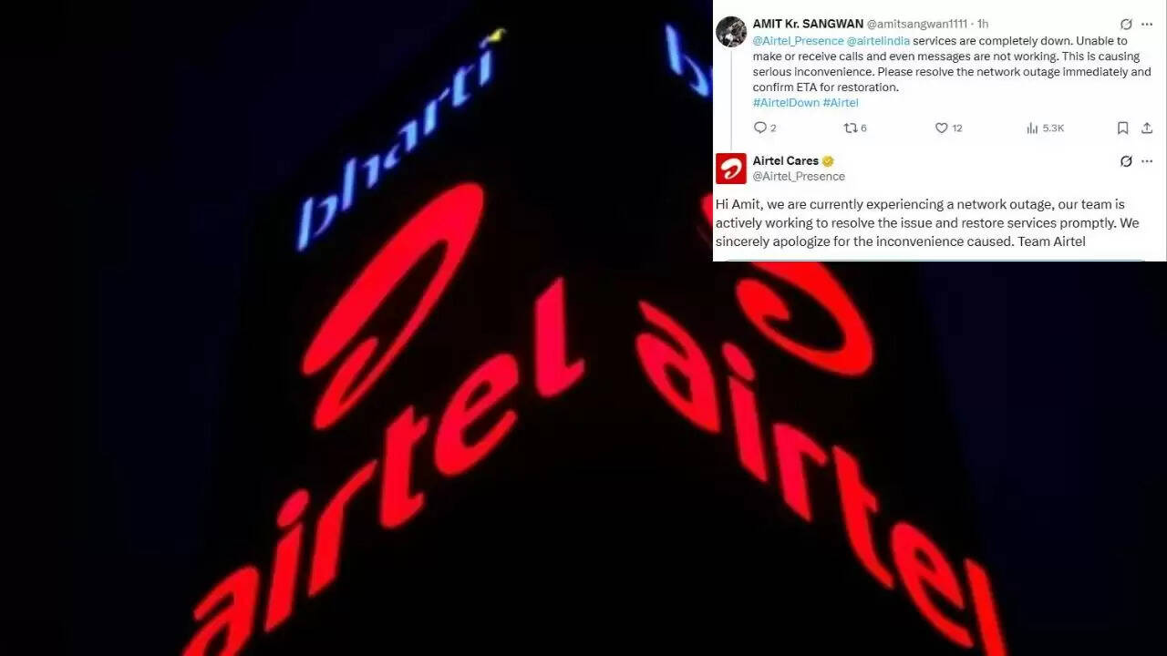 दिल्ली एनसीआर में एयरटेल नेटवर्क में समस्या, उपयोगकर्ताओं को हो रही कठिनाई