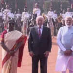 ब्राजील के राष्ट्रपति लुइज इनासियो लूला डा सिल्वा का औपचारिक स्वागत