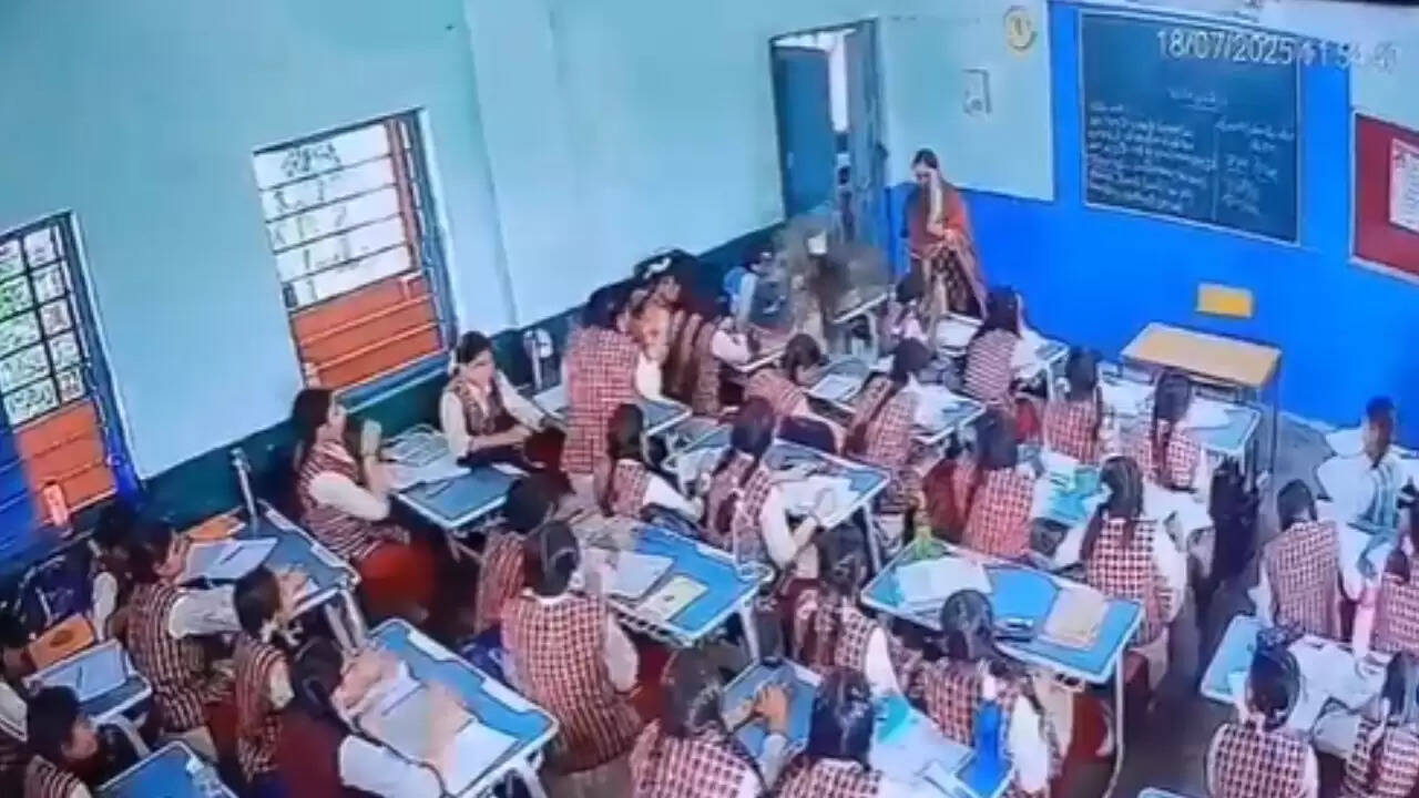 भोपाल स्कूल में छत गिरने से छात्रा घायल, सरकारी स्कूलों की स्थिति पर सवाल