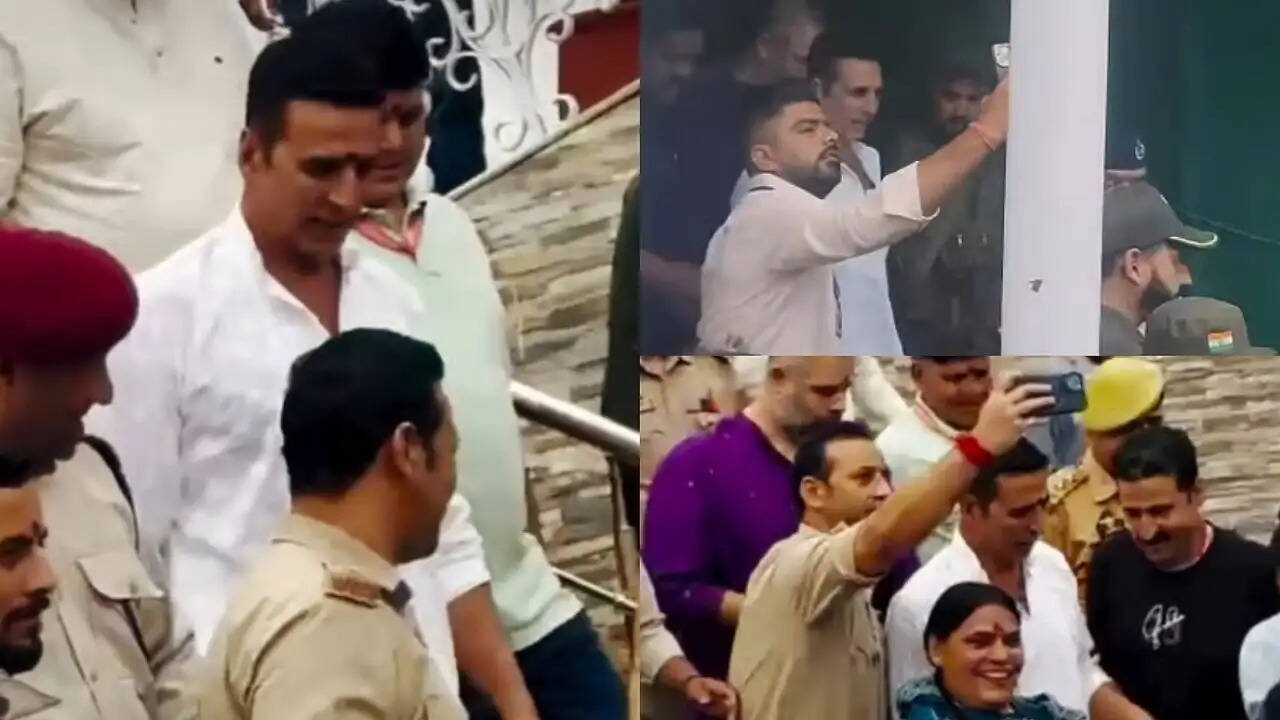 अक्षय कुमार ने मां वैष्णो देवी मंदिर में की पूजा, 'वेलकम टू द जंगल' की तैयारी
