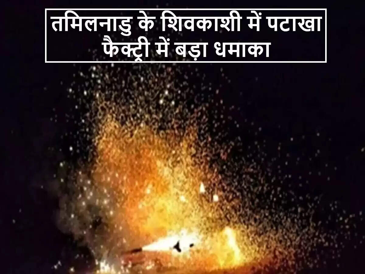 तमिलनाडु में पटाखा फैक्ट्री में विस्फोट, पांच की मौत