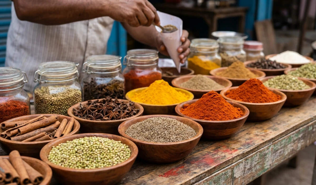 भारतीय किचन में मसालों को भूनने के सही तरीके