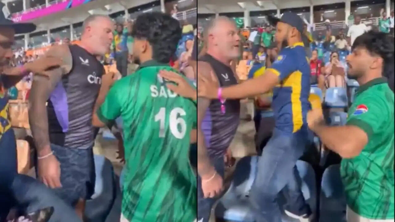 पाकिस्तान और इंग्लैंड के बीच T20 विश्व कप में झड़प, इंग्लैंड ने सेमीफाइनल में बनाई जगह