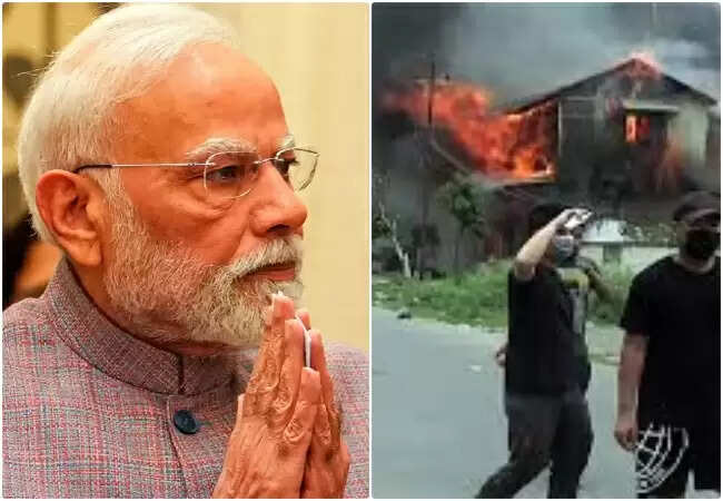 पीएम मोदी का मणिपुर दौरा: विपक्ष ने उठाए सवाल