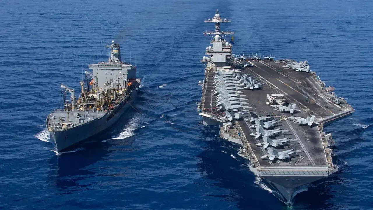 USS Gerald R. Ford: अमेरिका का सबसे बड़ा युद्धपोत टॉयलेट संकट से जूझ रहा है