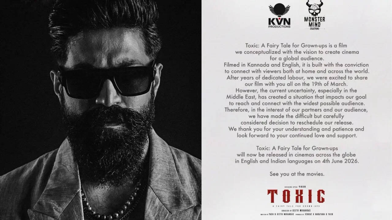 कन्नड़ सुपरस्टार यश की फिल्म 'टॉक्सिक' की रिलीज में बदलाव: जानें क्या है वजह?