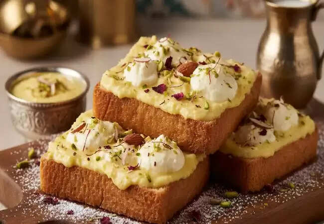 घर पर बनाएं रबड़ी मलाई टोस्ट: एक आसान और स्वादिष्ट मिठाई