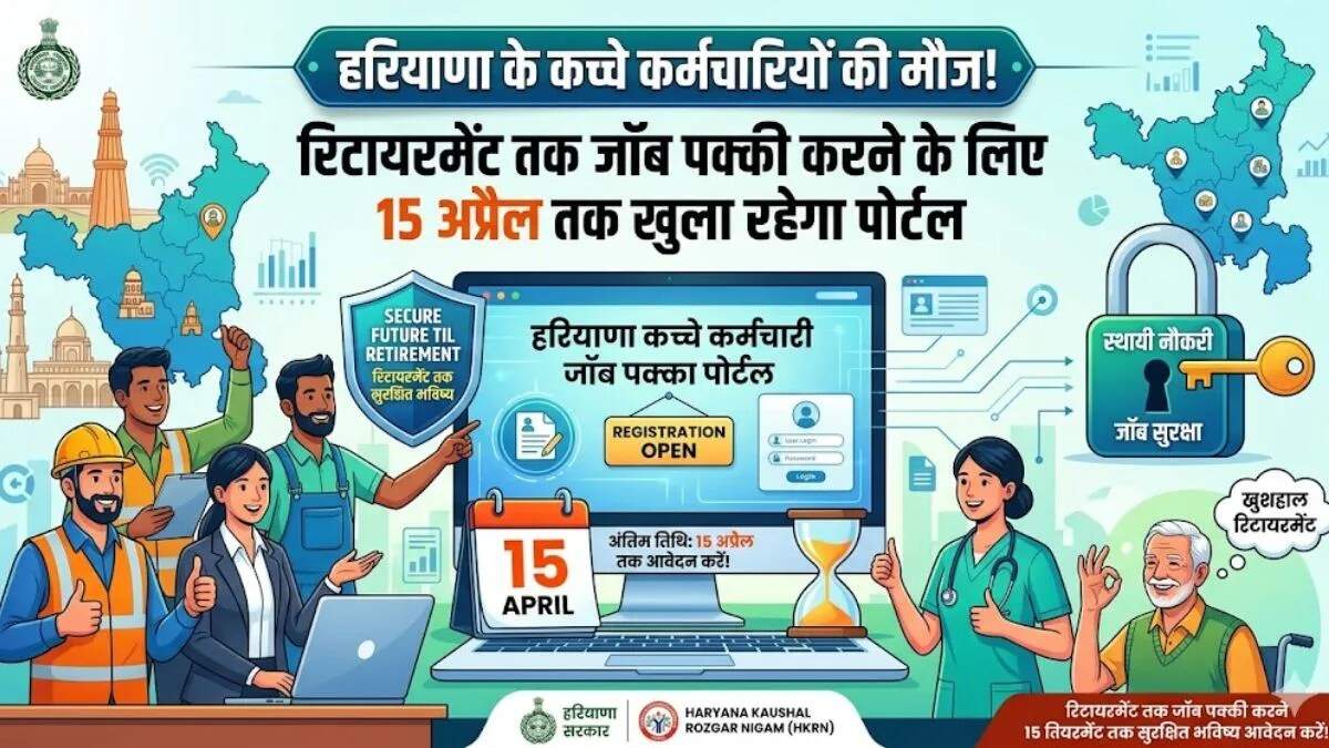 हरियाणा में अनुबंधित कर्मचारियों के लिए नौकरी सुरक्षा की नई समय सीमा