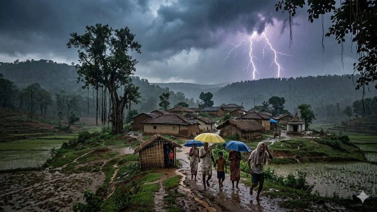 झारखंड में मौसम का कहर: बारिश और बिजली गिरने से 5 की मौत