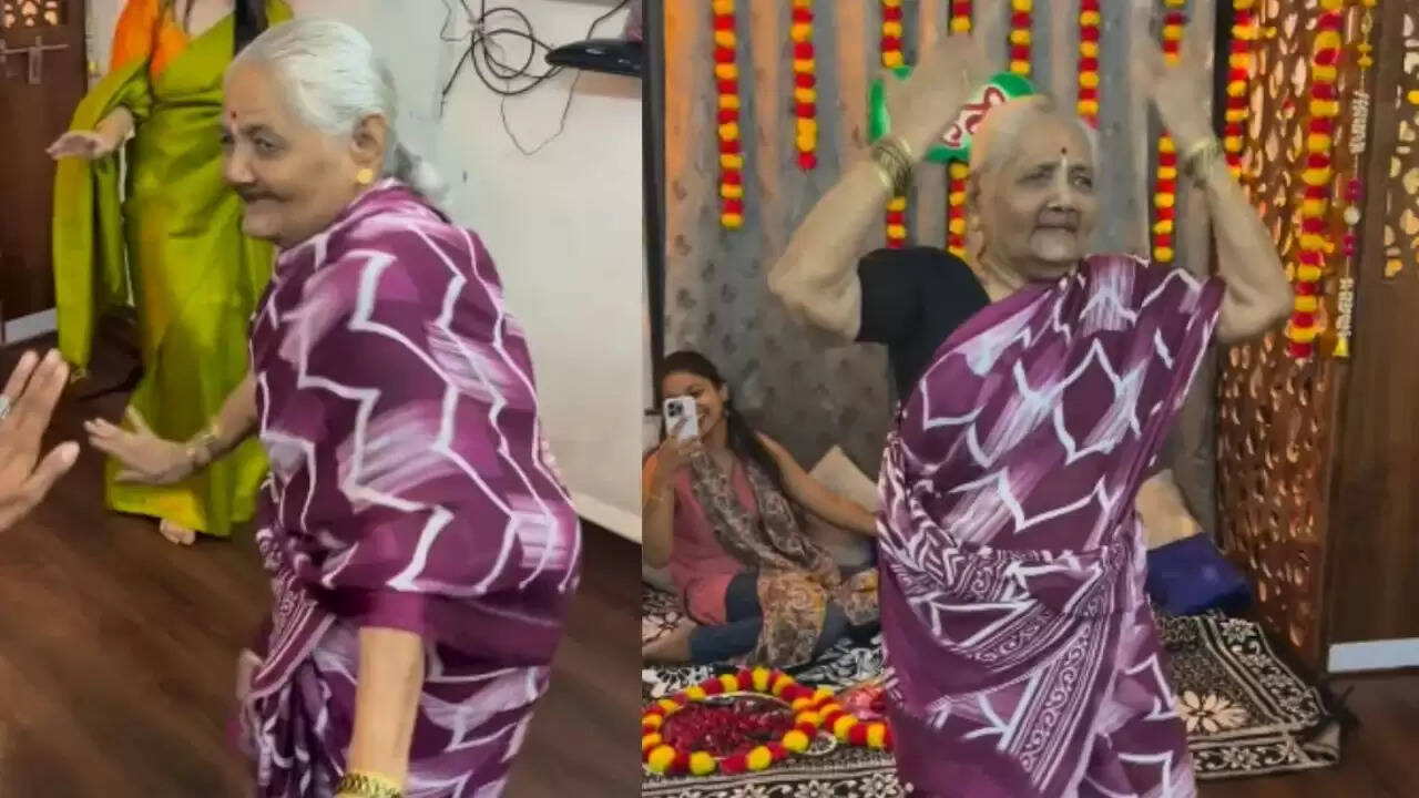 दादी का कजरा रे पर धमाकेदार डांस वीडियो हुआ वायरल