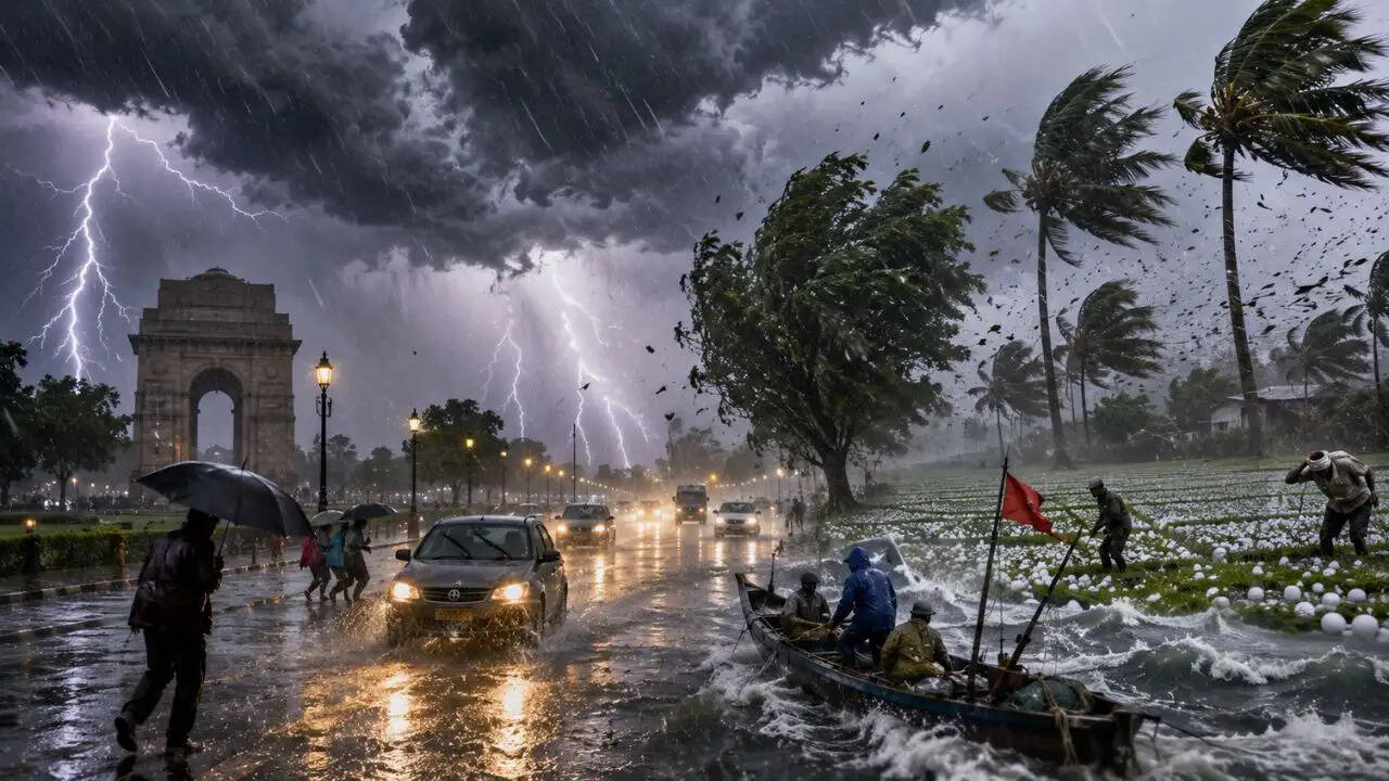 भारत में मौसम परिवर्तन: 15 राज्यों में भारी बारिश और आंधी की चेतावनी