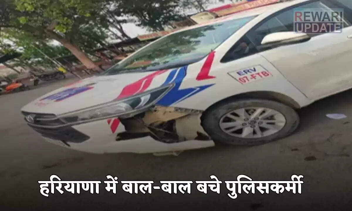 हरियाणा में डायल 112 के ड्राइवर को हार्ट प्रॉब्लम, इनोवा कार डिवाइडर से टकराई