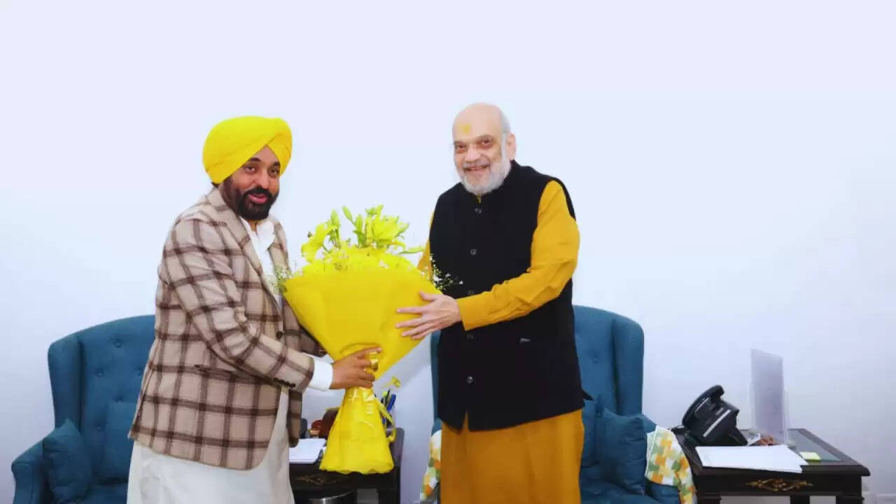 पंजाब के मुख्यमंत्री भगवंत मान ने अमित शाह से की महत्वपूर्ण चर्चा, उठाए कई मुद्दे