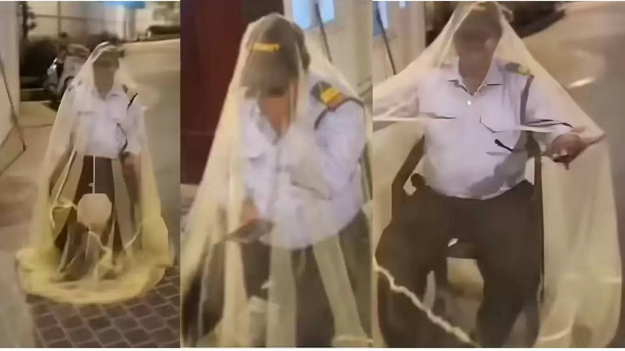 हैदराबाद का वायरल वीडियो: सुरक्षा गार्ड की स्थिति पर उठे सवाल