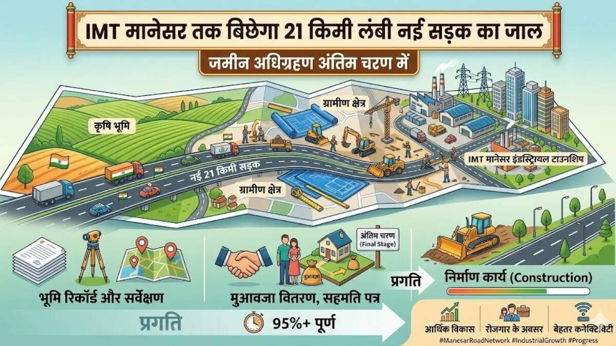 गुरुग्राम में ट्रैफिक जाम से राहत के लिए 2,900 करोड़ रुपये का प्रोजेक्ट