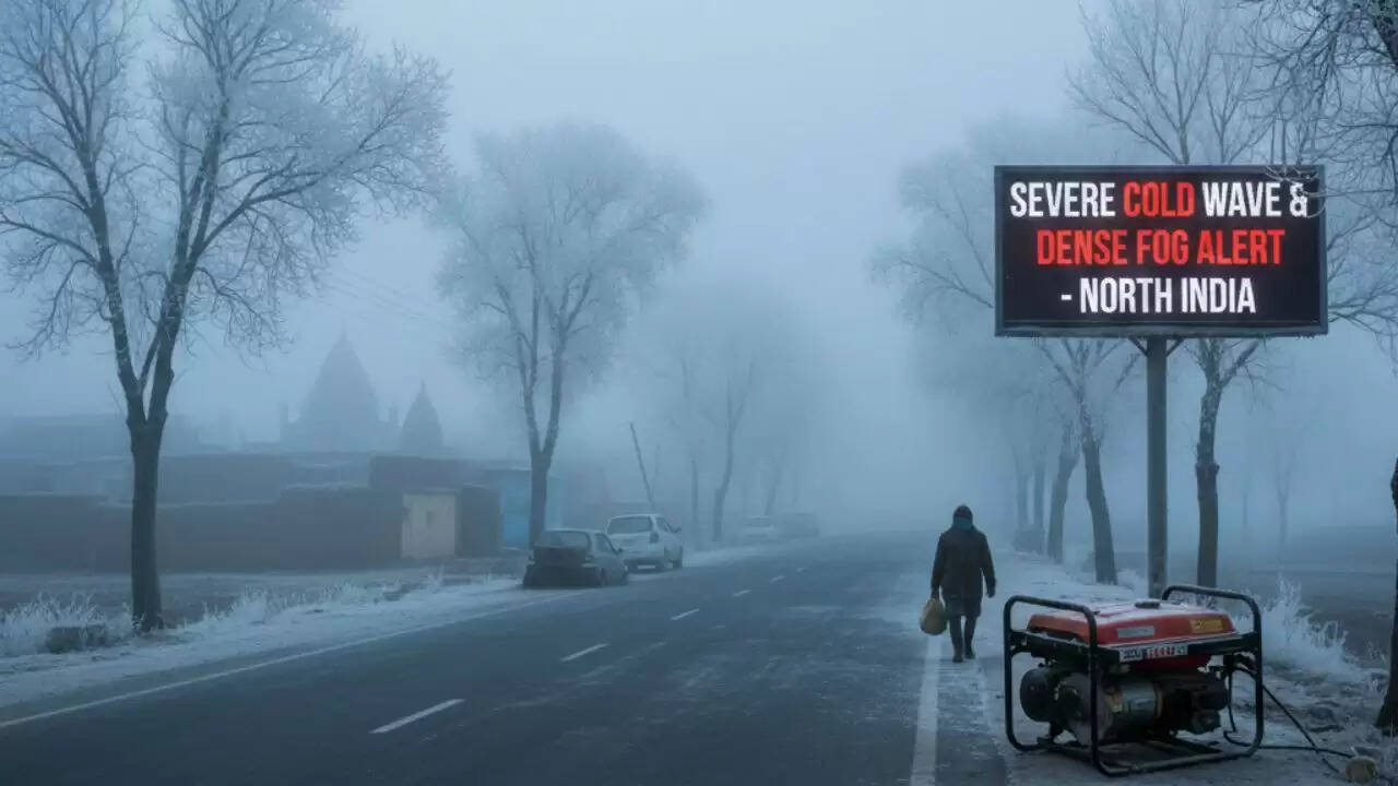 उत्तर भारत में सर्दी और कोहरे का कहर: मौसम विभाग ने जारी किया अलर्ट