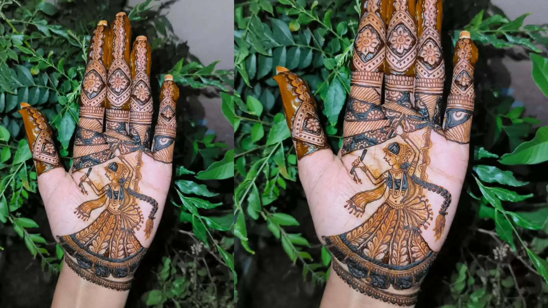 नवरात्रि के लिए बेहतरीन मेहंदी डिज़ाइन: अपने हाथों को सजाएं