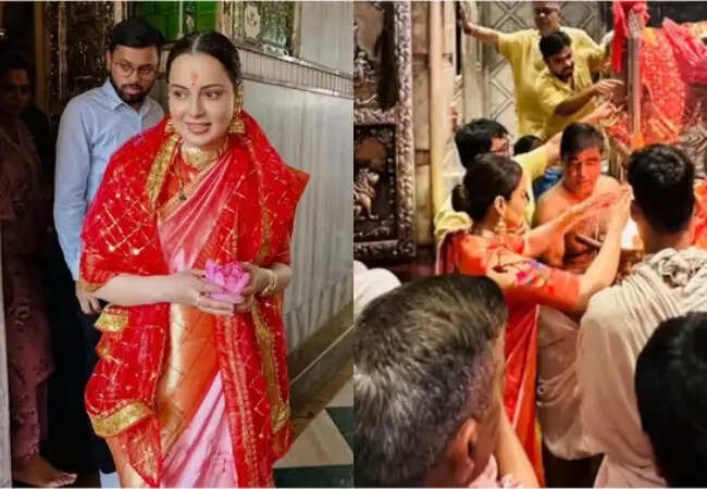 कंगना रनौत का कोलकाता दौरा: कालीघाट मंदिर में पूजा और विधानसभा चुनाव की तैयारी